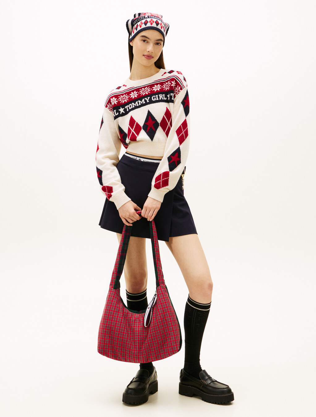 Tommy Girl Fair Isle Sweater, Ecru / Multi, hi-res