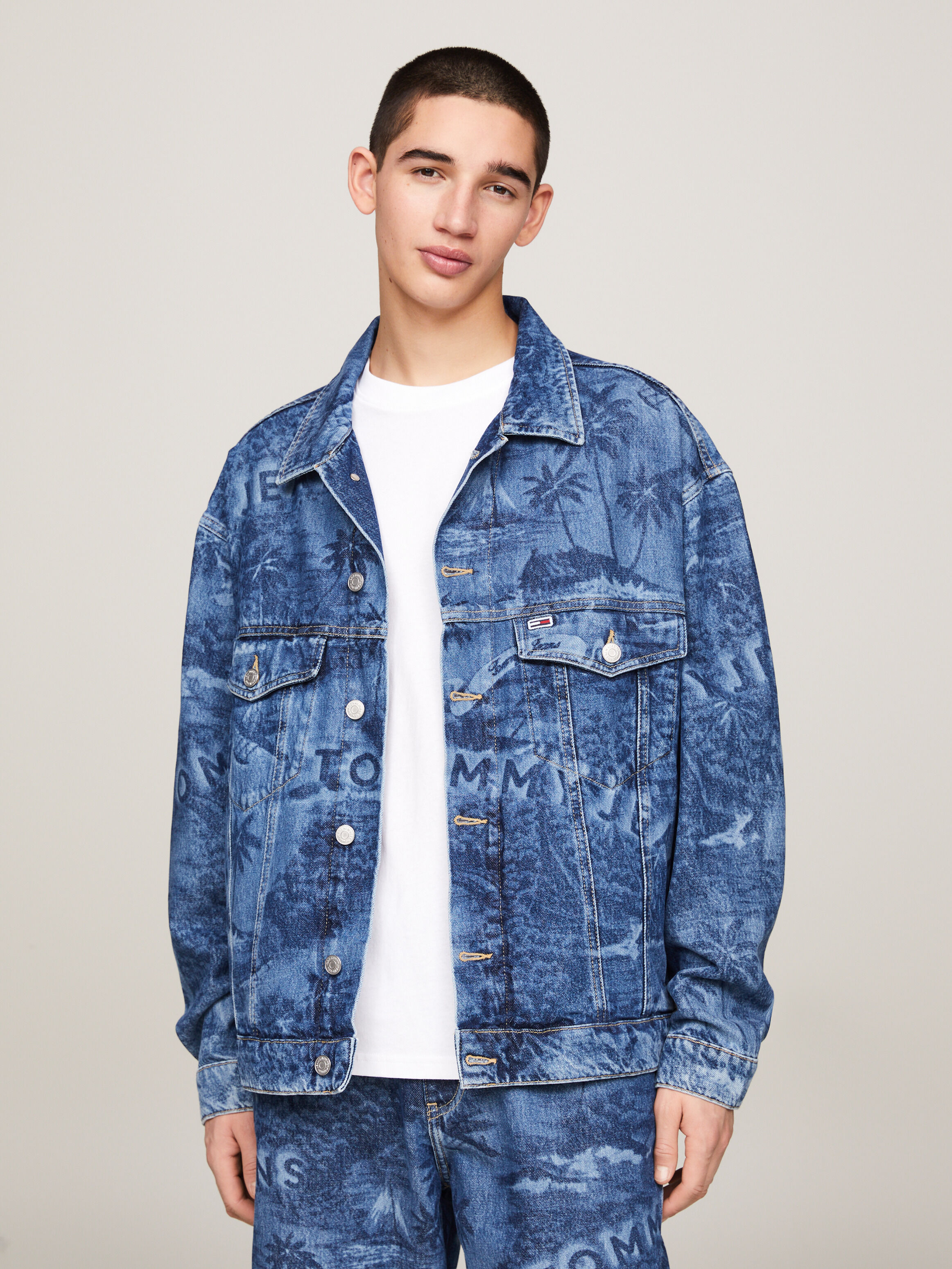 Denim jacket hilfiger new arrivals