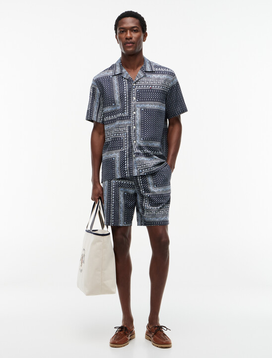Dover Bandana Print 8" Inseam Shorts