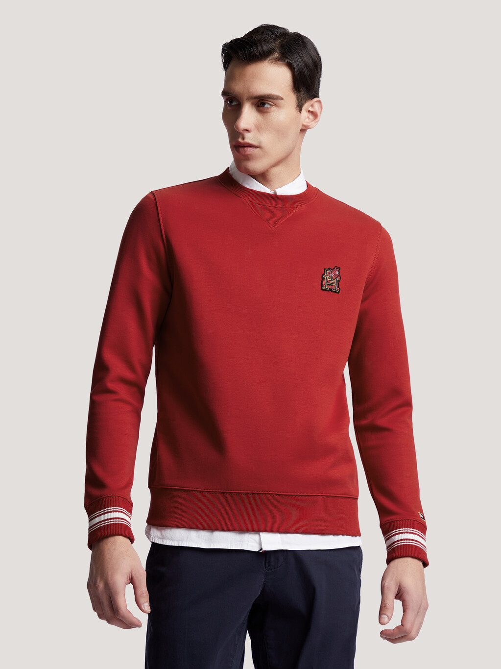 CNY Monogram Sweatshirt, red