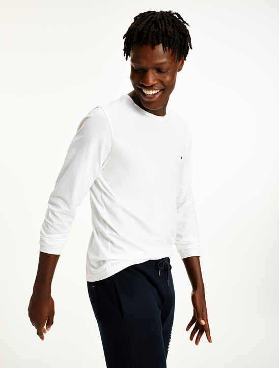 Organic Jersey Logo Long Sleeve T-Shirt