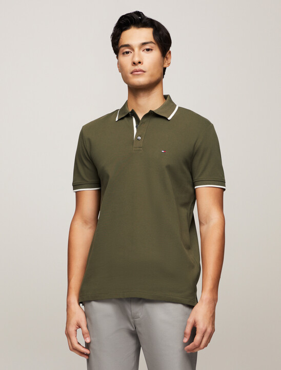 Mercerized Cotton Tipped Polo
