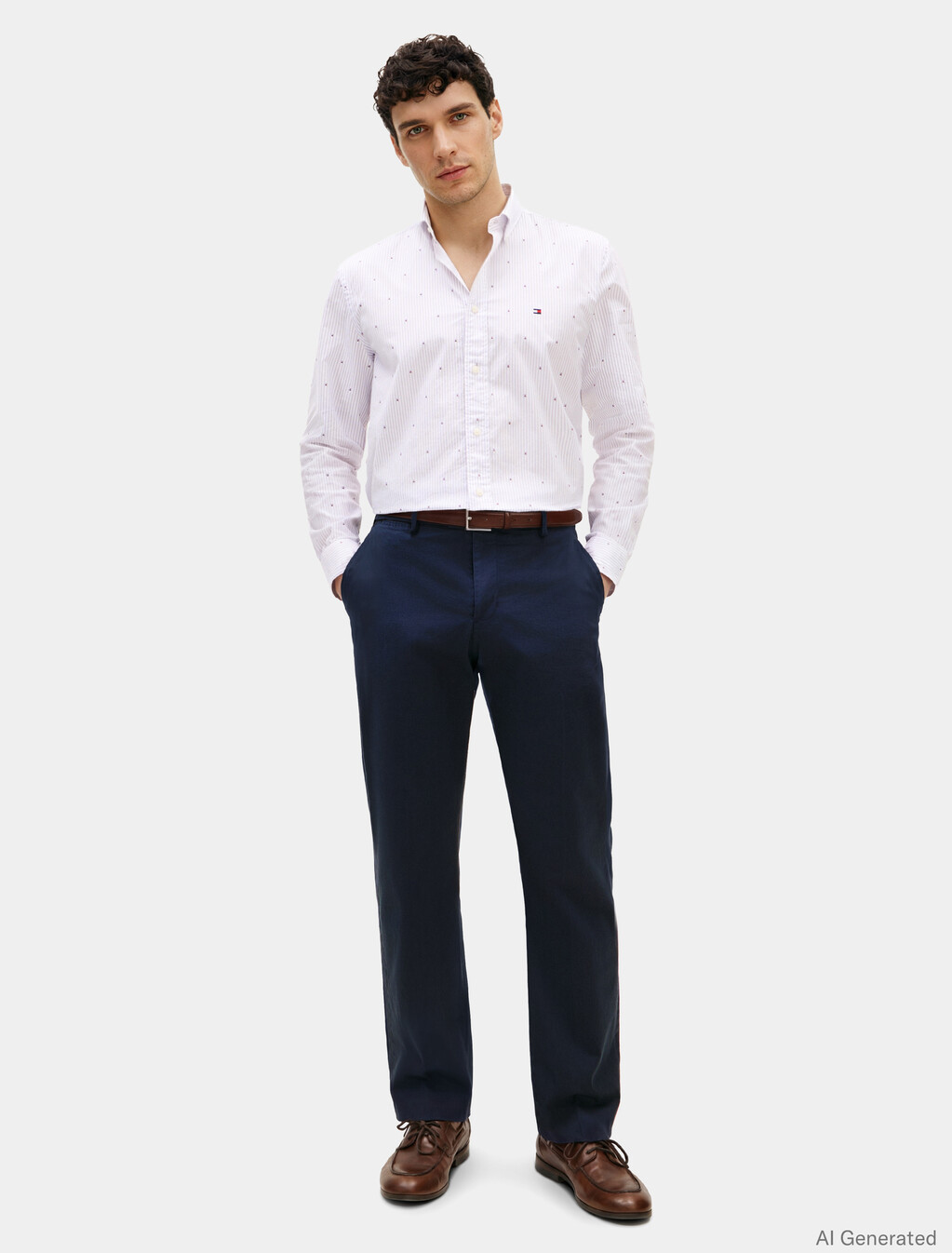 Flex Poplin Fil Coup&eacute; Shirt, Sweet Blue / Stripe, hi-res