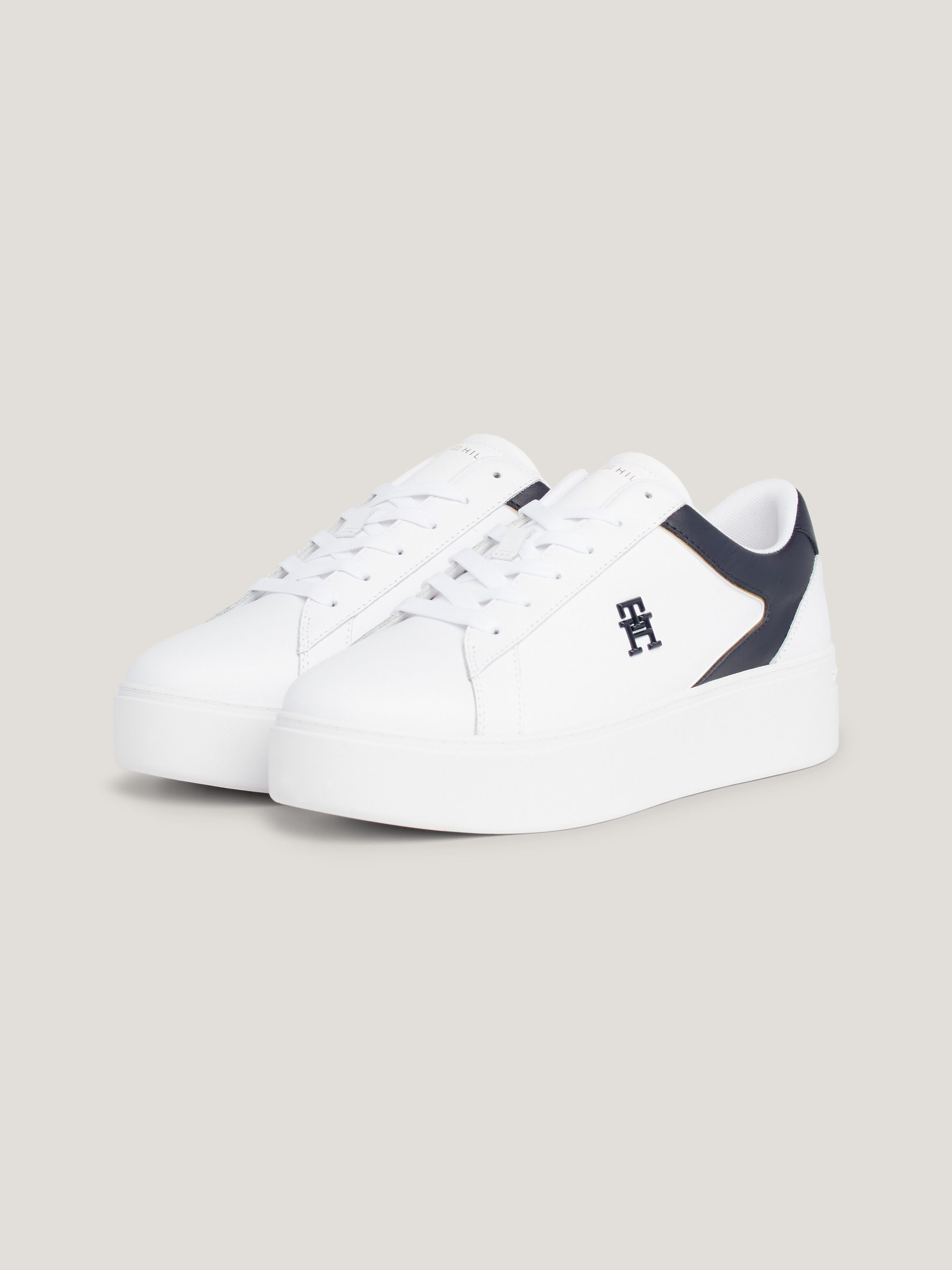 Wedge trainers tommy best sale hilfiger