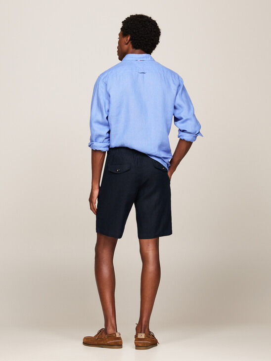 Harlem Drawstring Skinny Fit Chino Shorts