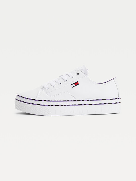 ZEBRA PRINT PLATFORM TRAINERS
