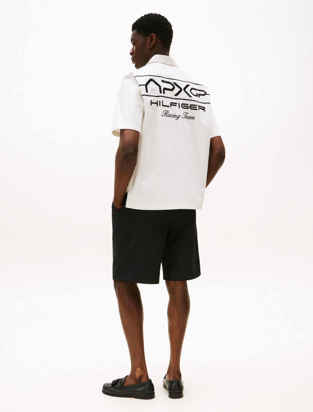 The APXGP Collection Boxy Short Sleeve Shirt, Ivory, hi-res