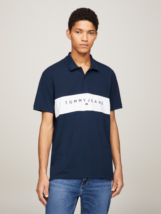 Tommy Hilfiger T-Shirt - Tommy Jeans New Flag Tee - Black, White, Grey, Navy