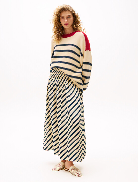 The Sofia Capsule Pleated Maxi Skirt