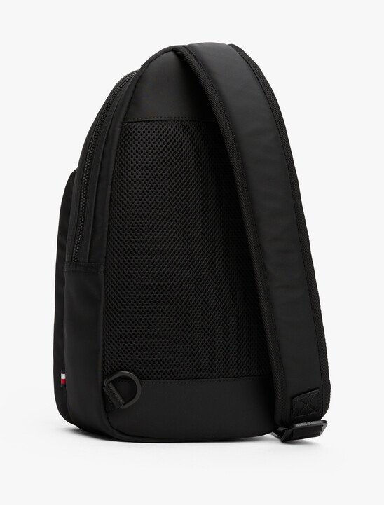 Metal Logo Sling Bag