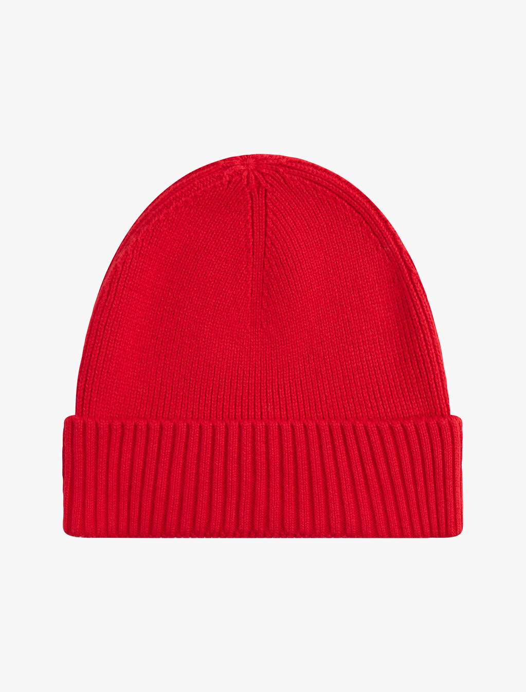 Hilfiger Flag Beanie with Cashmere, Primary Red, hi-res