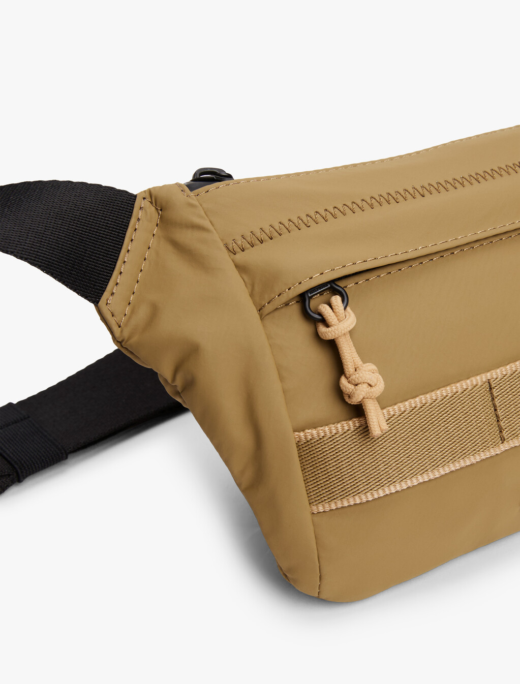 Textured Logo Bum Bag, Sandalwood, hi-res