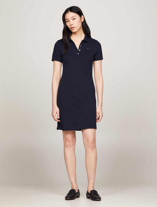 1985 Slim Pique Polo Dress