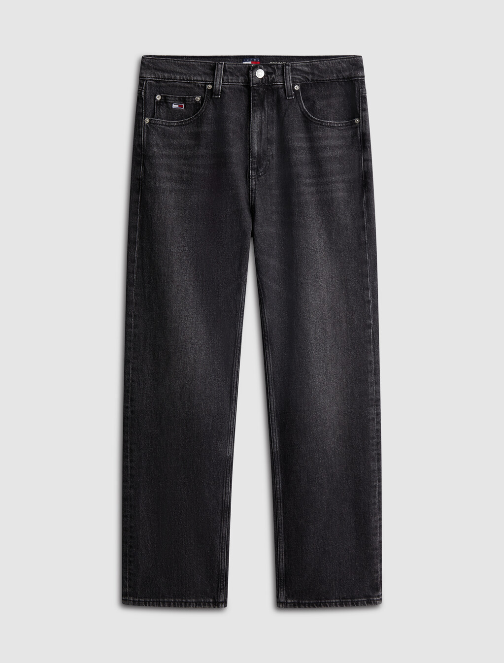 Faded Otis Straight Jeans, Denim Black, hi-res
