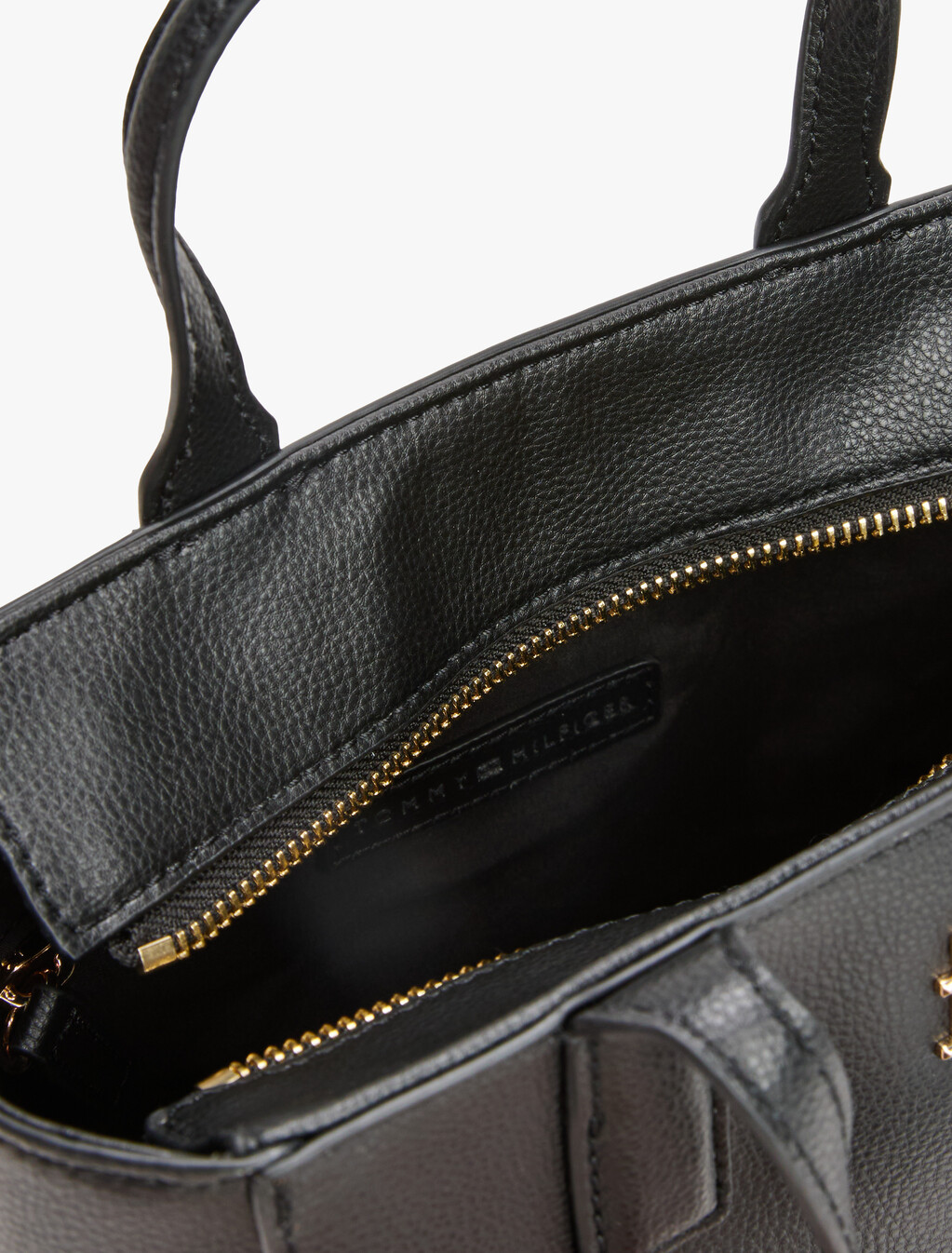 TH Soft Logo Strap Tote, Black, hi-res