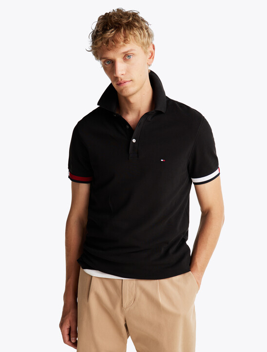 Flag Cuff Slim Polo