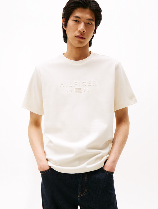UV Cooling Embossed Logo Pique T-Shirt