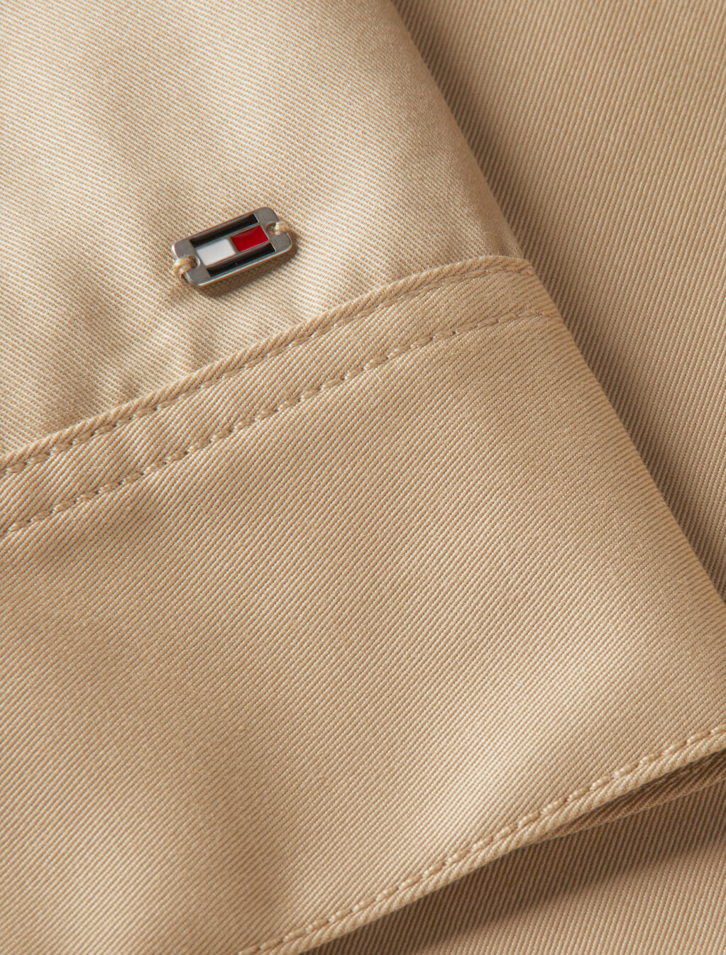 Logo Patch Pocket Twill Short Jacket, Gentle Gold, hi-res