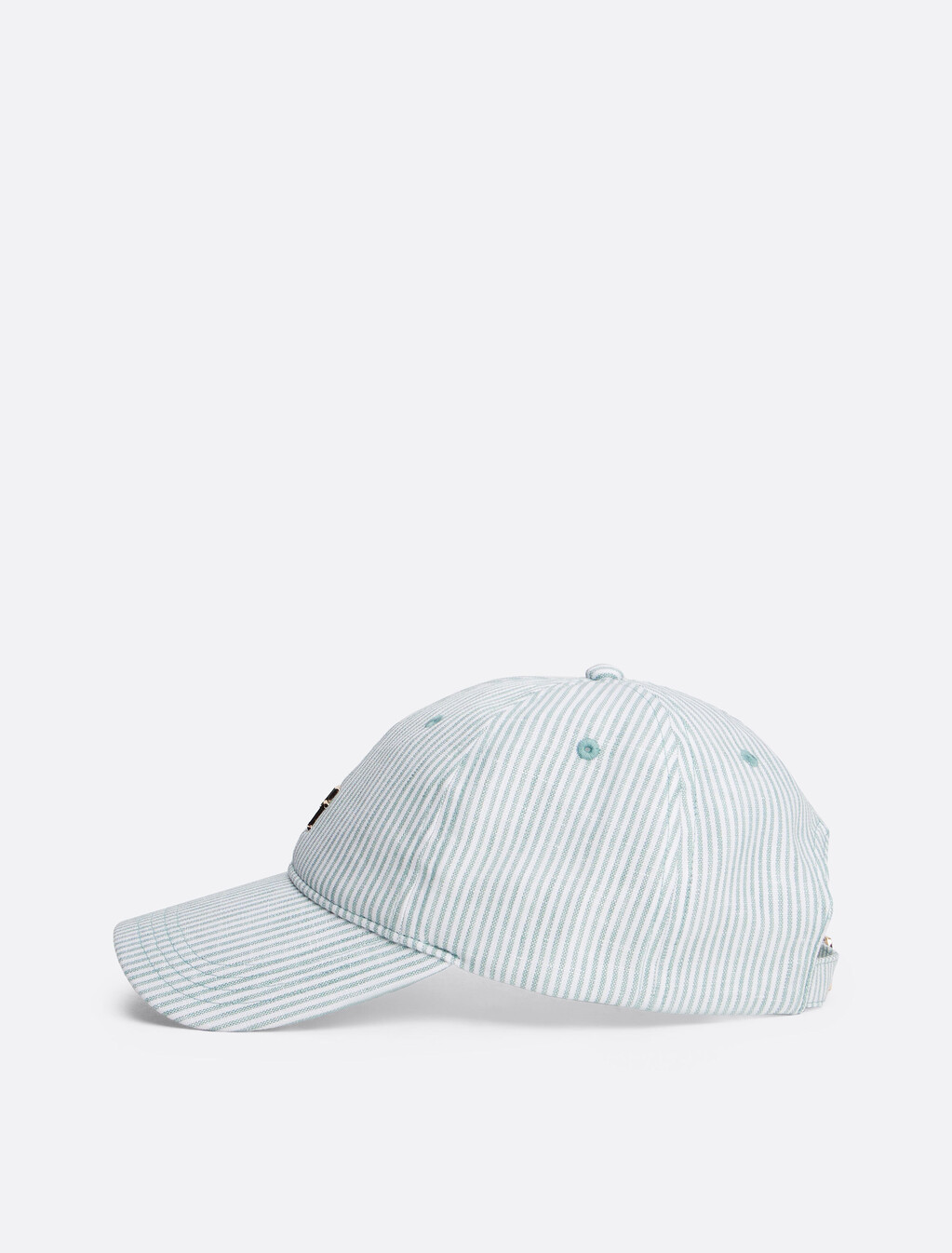 Linen Five-Panel Baseball Cap, Charming Green, hi-res