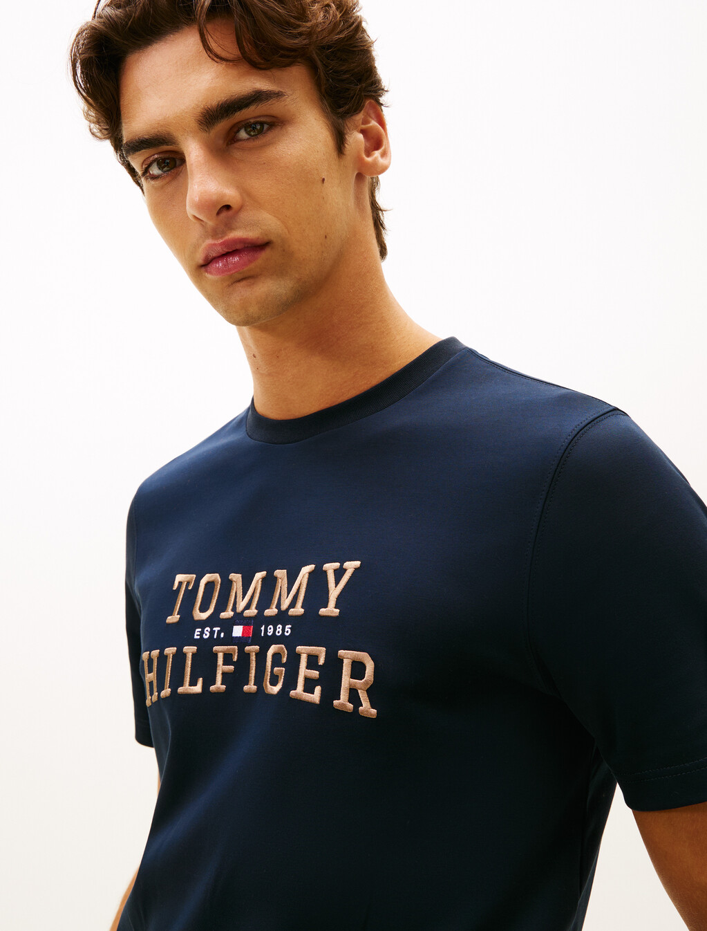 Icon Logo Embroidery Short Sleeve T-Shirt, Desert Sky, hi-res