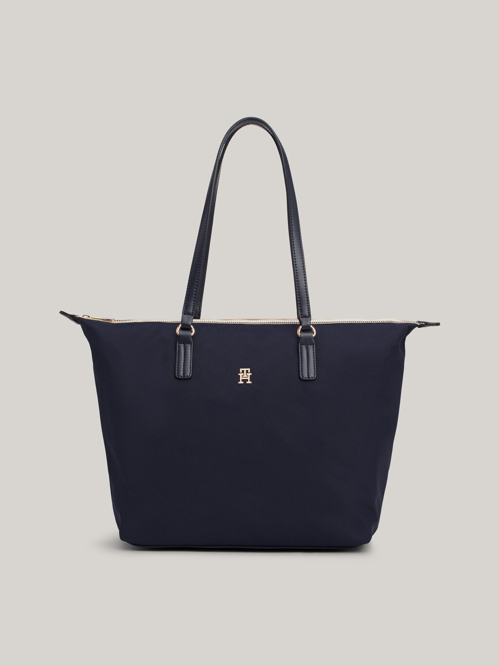 Signature Zip Tote, Space Blue, hi-res