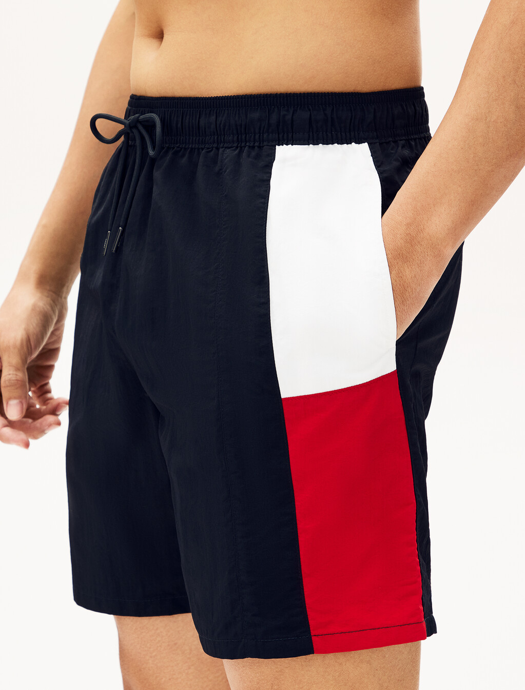 Color Block Drawstring Short, Desert Sky, hi-res