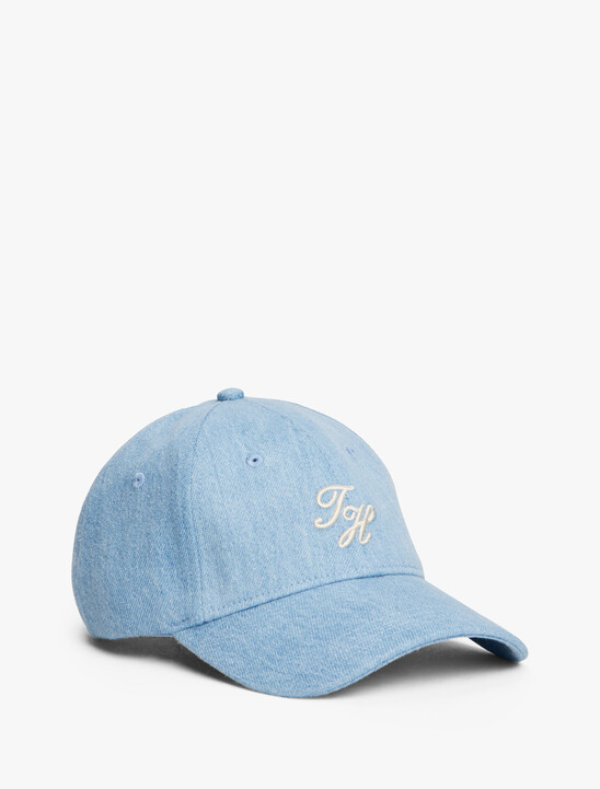 Embroidered Denim Cap