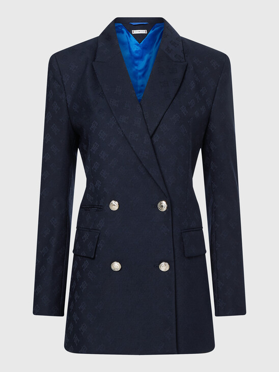 TH MONOGRAM JACQUARD BLAZER