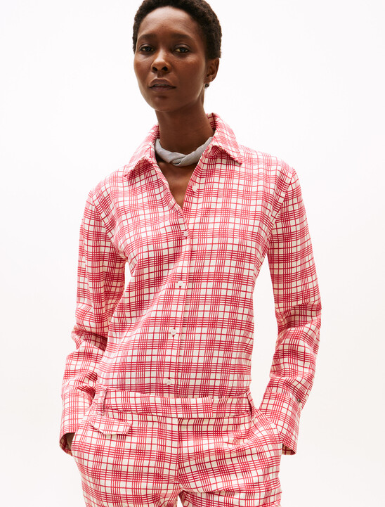 The Runway Collection Regular Silk Blend Shirt