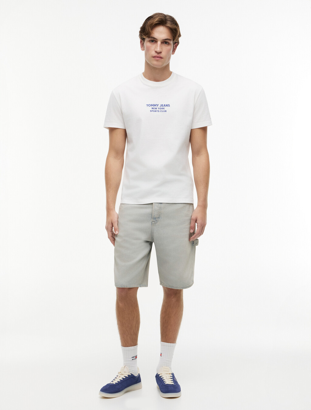 Peached Jersey T-Shirt, Ecru, hi-res