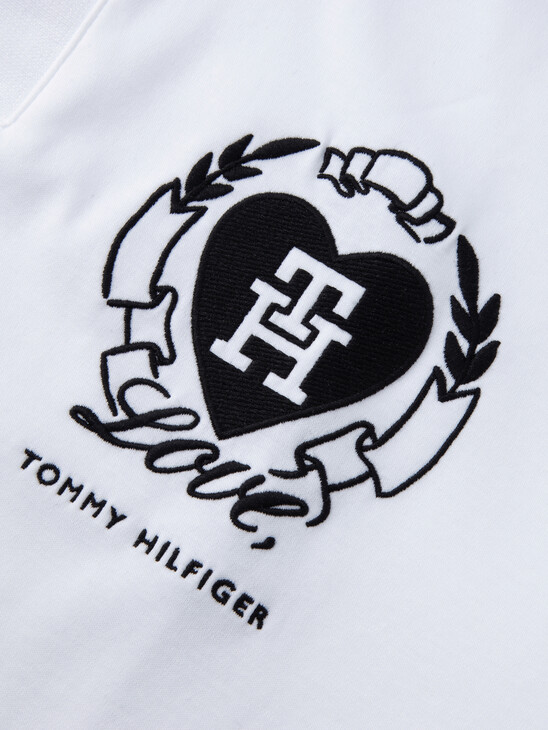 VALENTINE'S DAY HEART EMBROIDERY POLO
