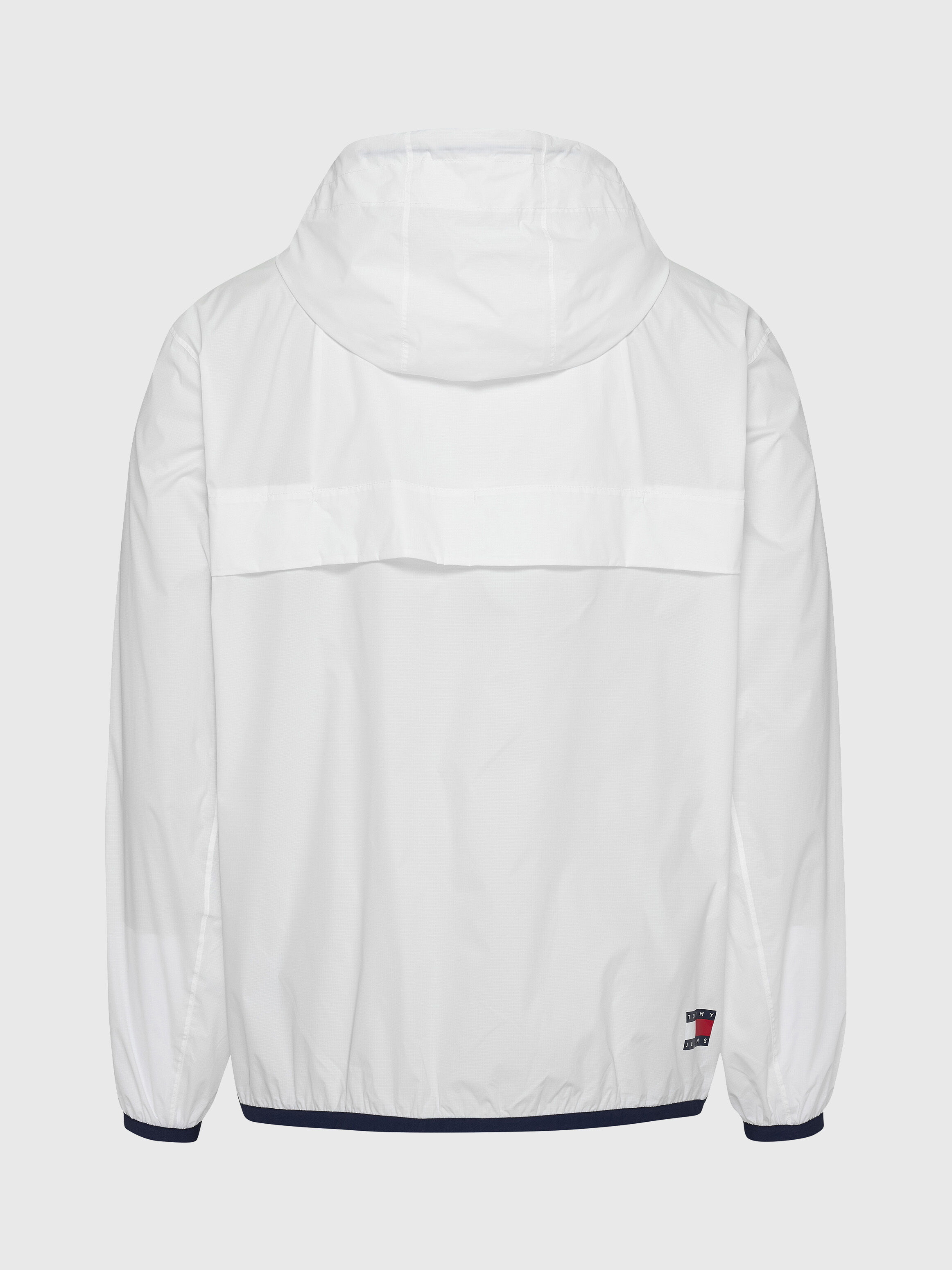 White and top black windbreaker
