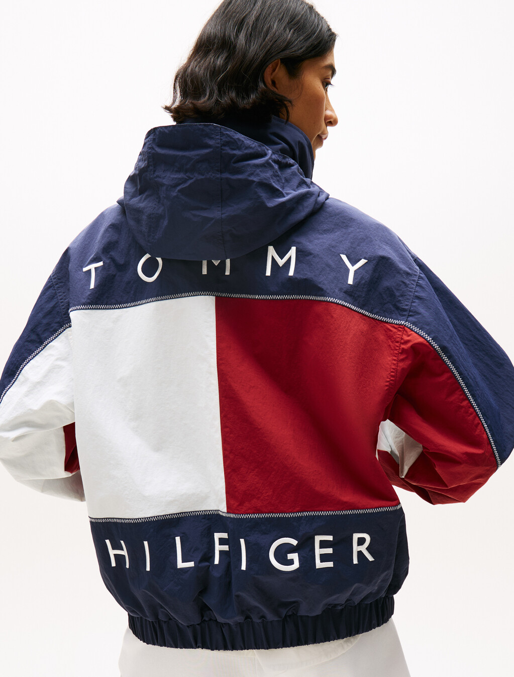 Hilfiger Sailing Reversible Relaxed Jacket, Ornamental Green/Multi, hi-res