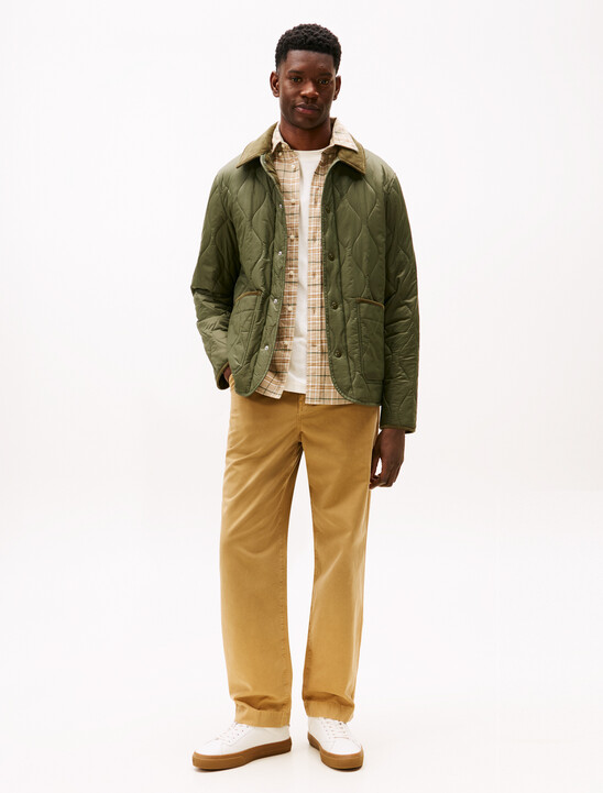 Straight Washed Canvas Carpenter Trousers