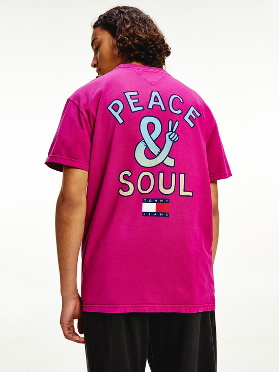 Smiley Badge Peace &amp; Soul T-Shirt