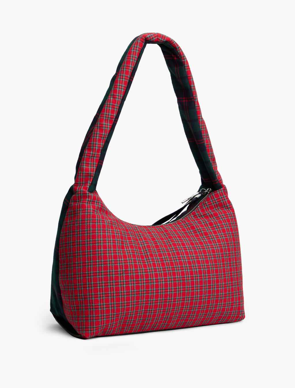 Tommy Girl XL Hobo Bag, Check Mix, hi-res