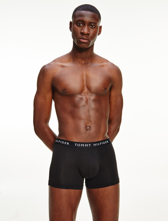 3-Pack Essential Logo Waistband Trunks