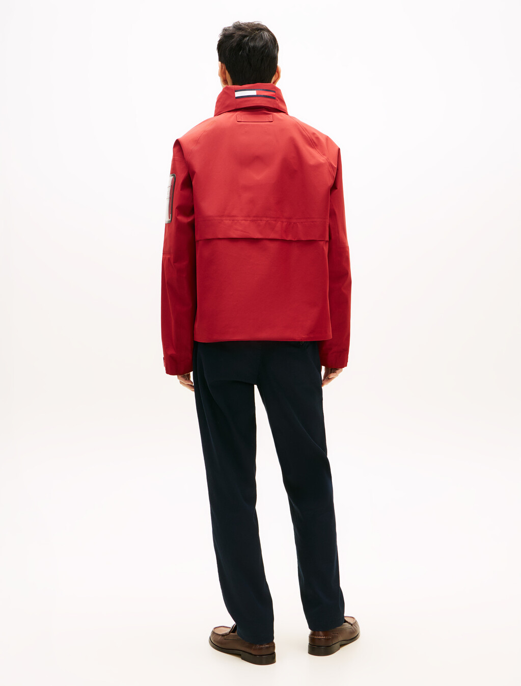 Waterproof Colour-Blocked Relaxed Regatta Jacket, Regatta Red, hi-res