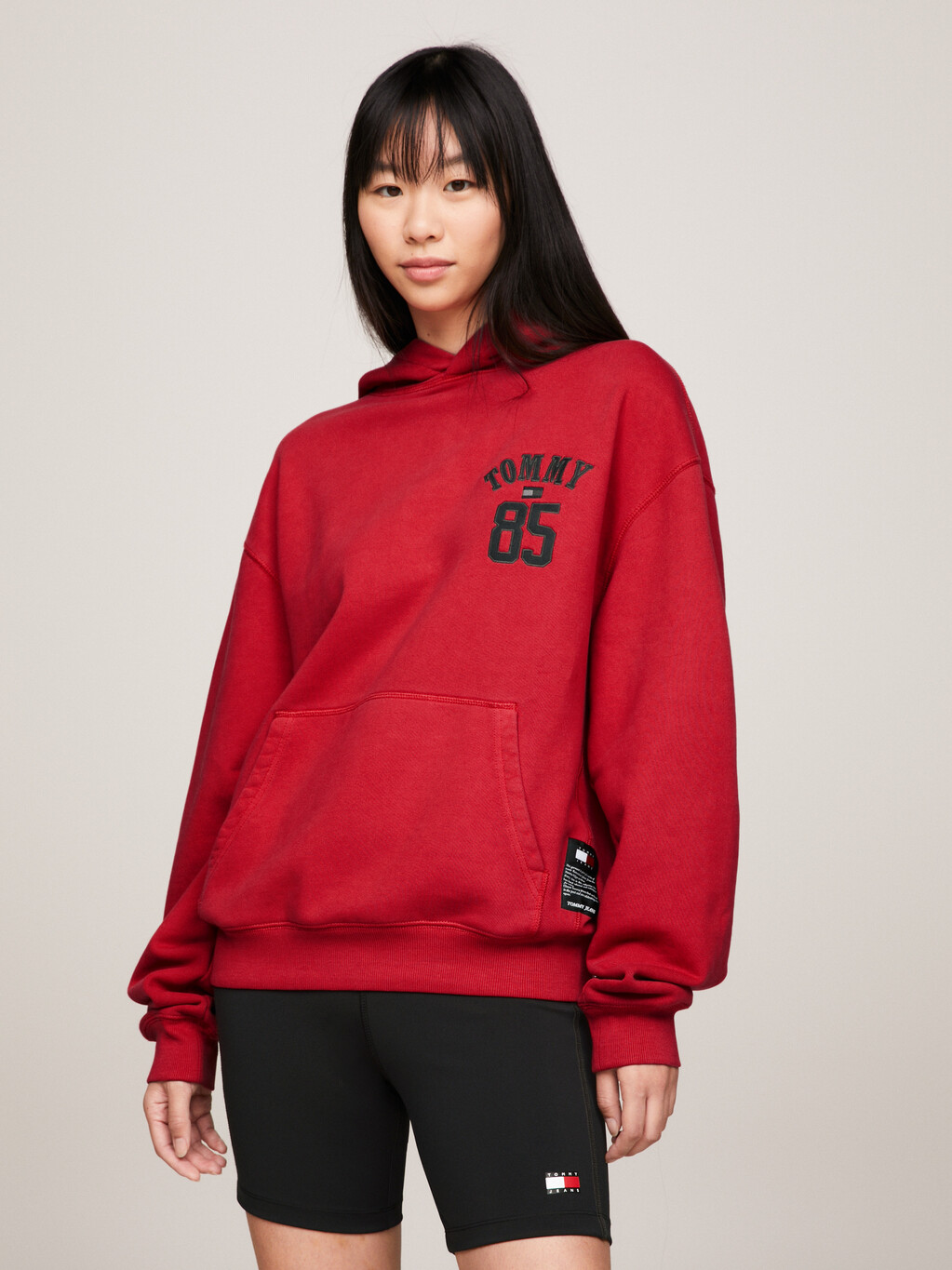 Tommy Remastered Dual Gender 1985 Collection Hoody, Medium Red, hi-res