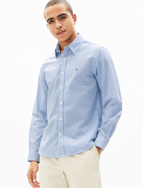 Oxford Stripe Long Sleeve Shirt