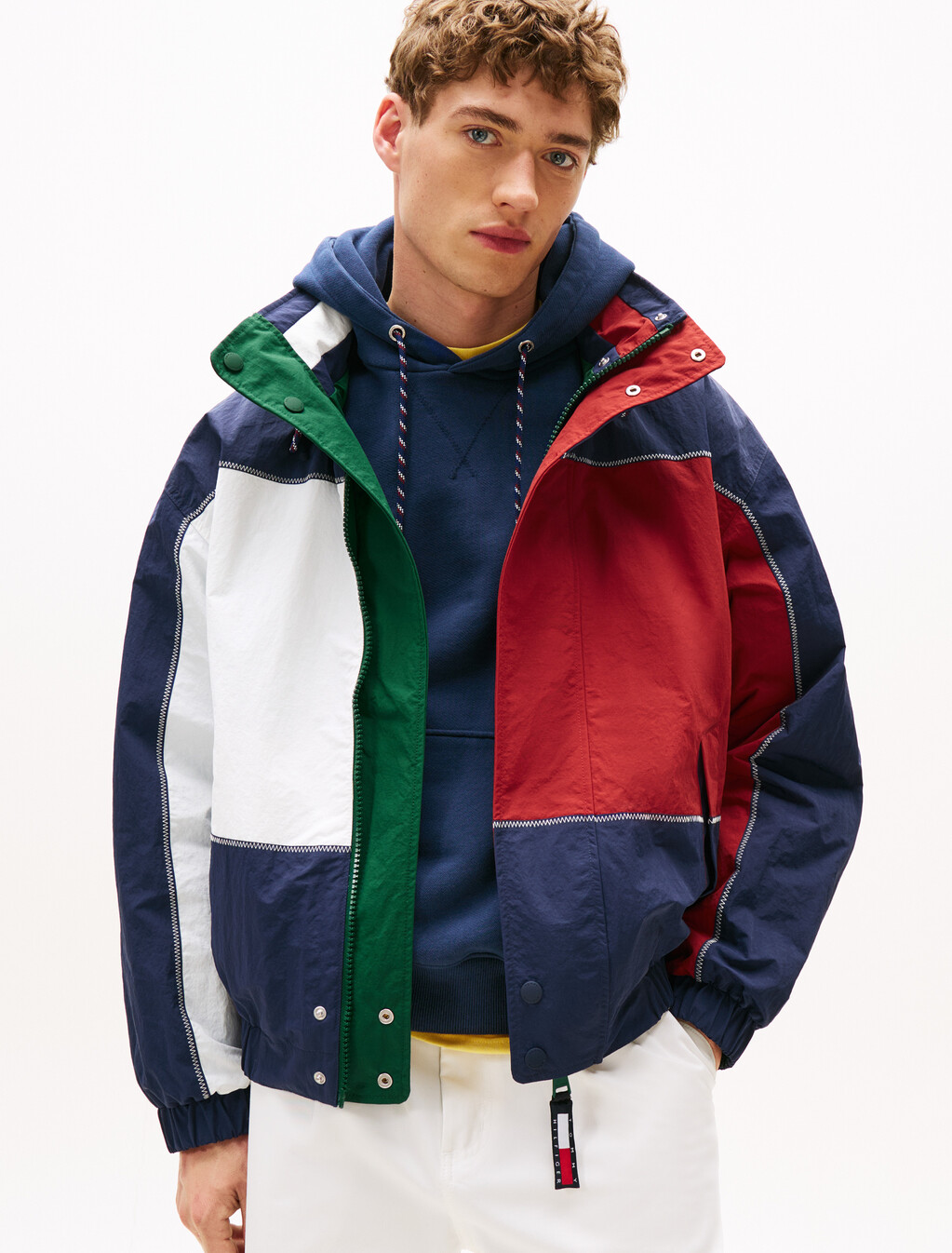 Hilfiger Sailing Reversible Relaxed Jacket, Ornamental Green/Multi, hi-res