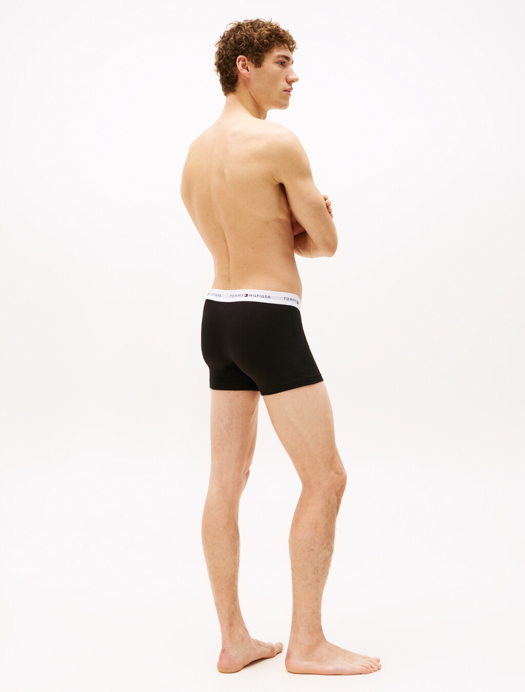 3-Pack Print Trunks, Black/Dk Ash/Pink Flag, hi-res
