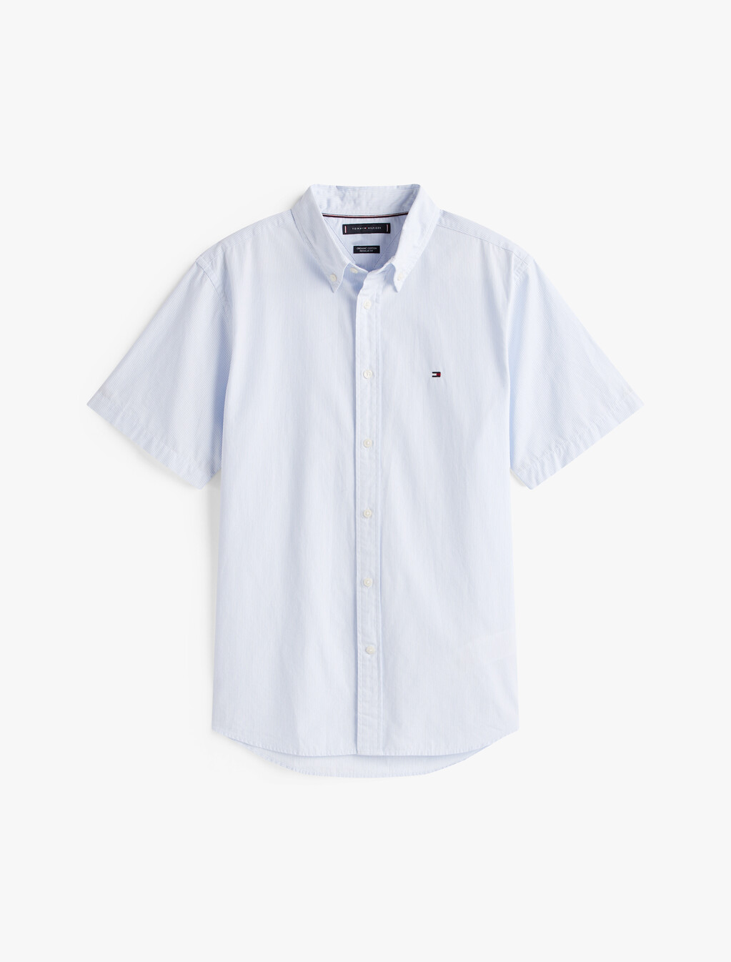 Poplin Stripe Short Sleeve Shirt, Sweet Blue / Stripes, hi-res