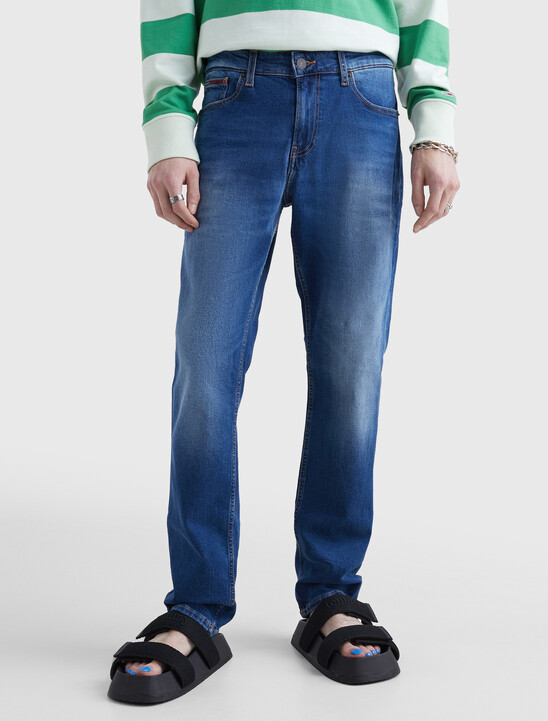Ryan Straight Relaxed Fit Faded Jeans