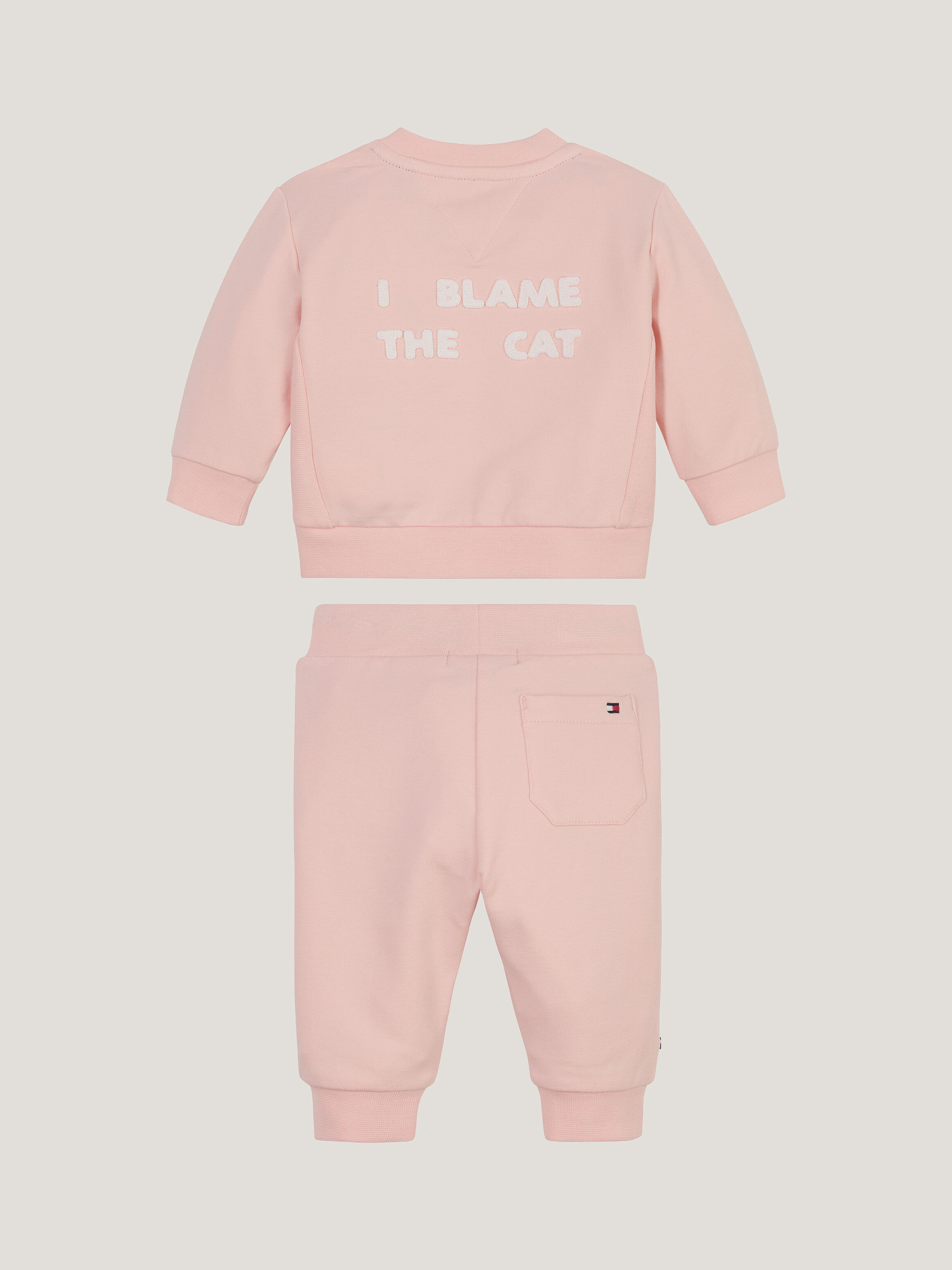 Babies Slogan Sweatshirt Set pink Tommy Hilfiger Singapore
