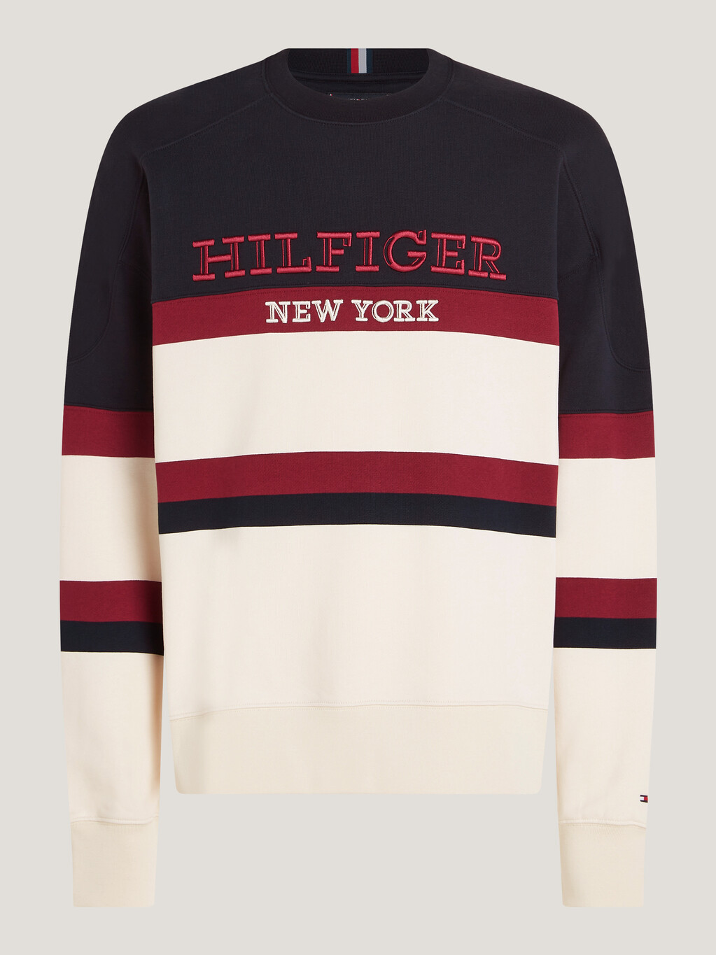 Hilfiger Monotype Colour-Blocked Sweatshirt, Calico, hi-res