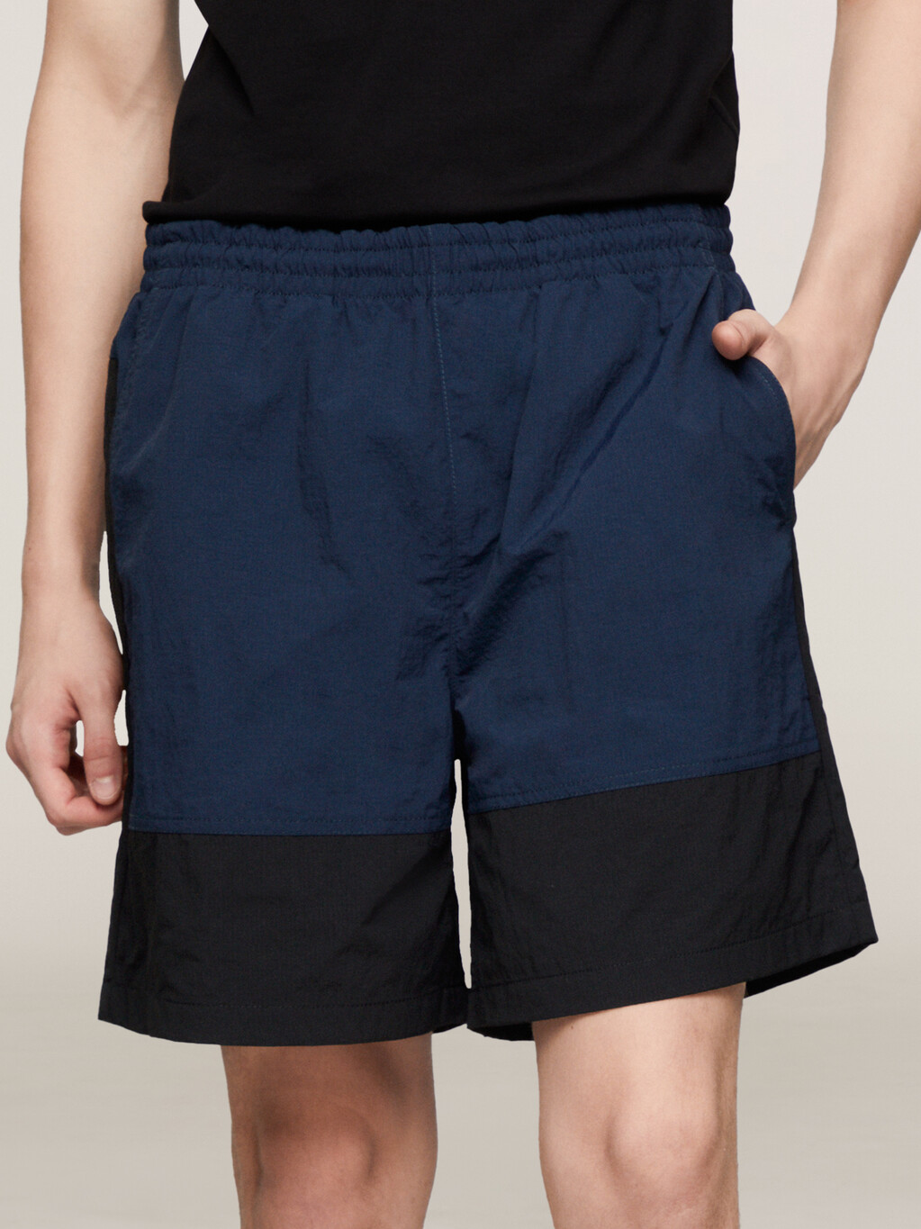 Color Block Shorts, Dark Night Navy, hi-res