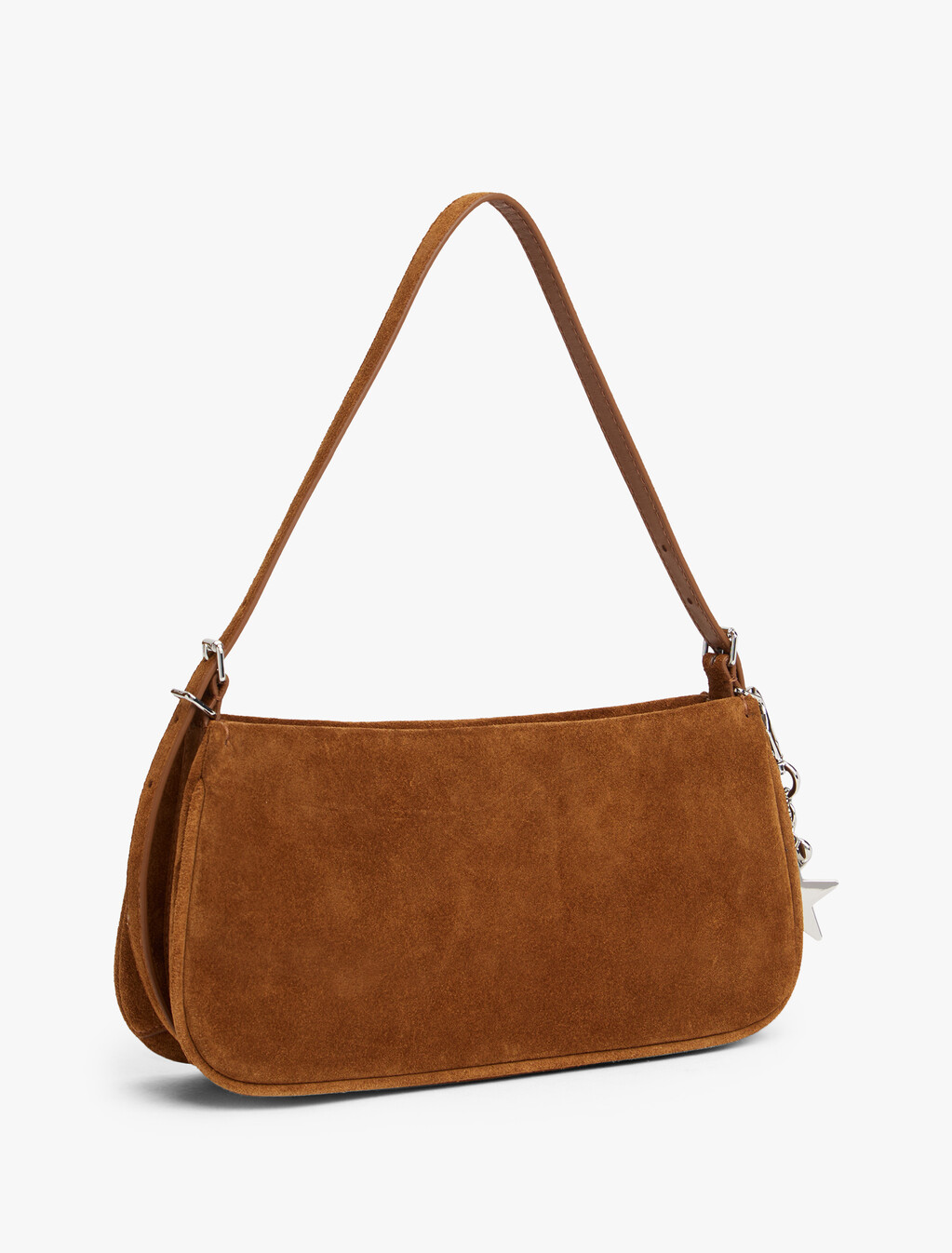 Tommy Girl Suede Shoulder Bag, Pommes Suede, hi-res