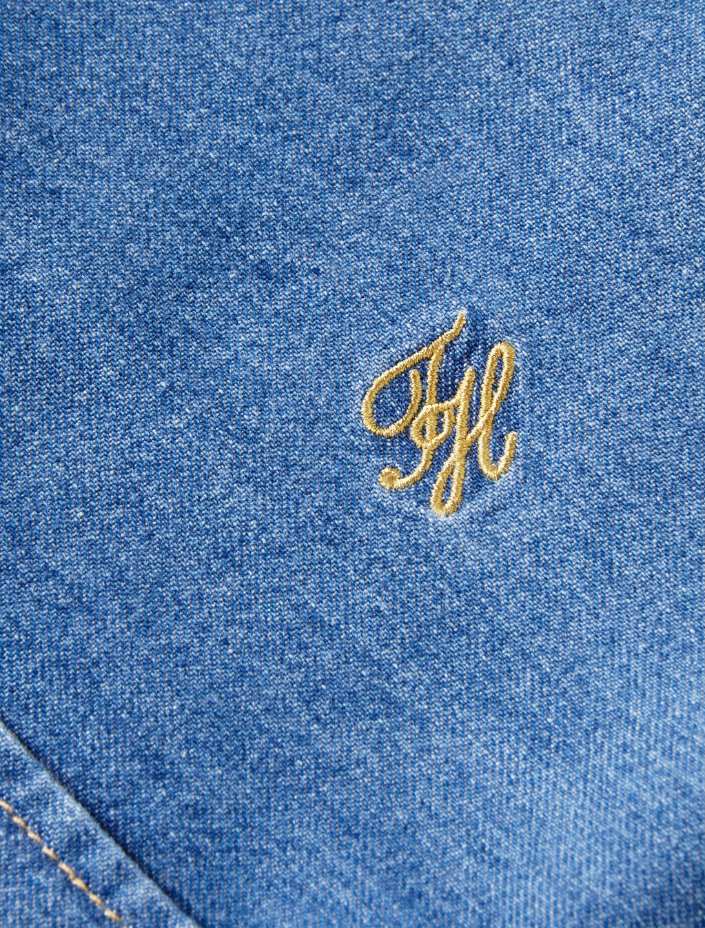 Boxy Fit Short Sleeve Denim Shirt, Mia, hi-res