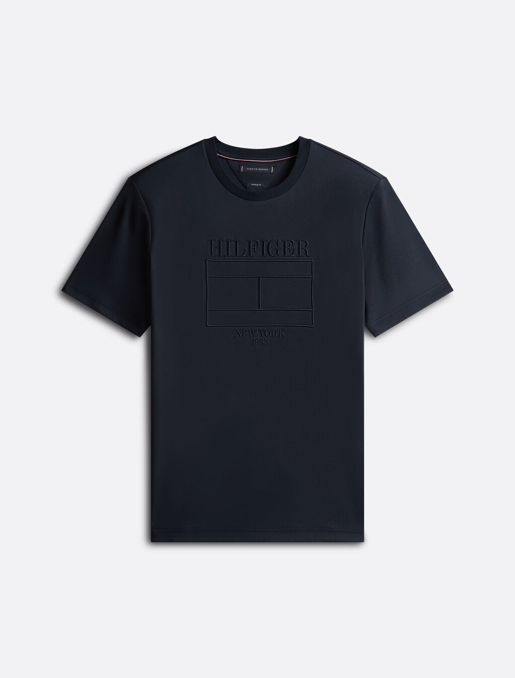 Hilfiger Flag Embroidery T-Shirt, Desert Sky, hi-res